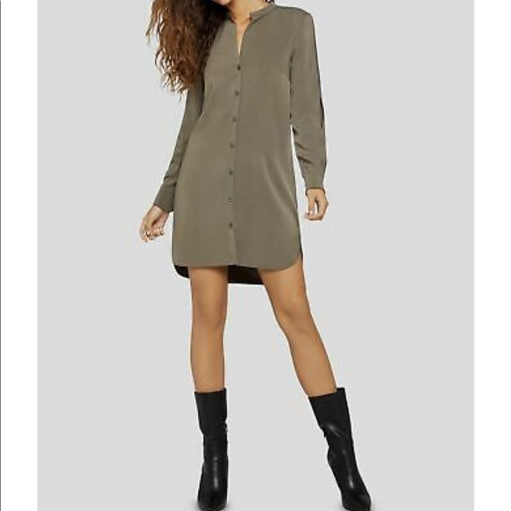 Bcbgeneration Slit sleeve mini shirtdress